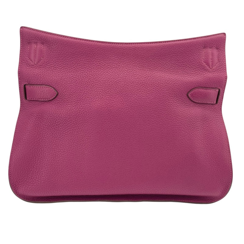 エルメス HERMES ジプシエール34 □C刻 トスカ　シルバー金具 トリヨン レディース ショルダーバッグ