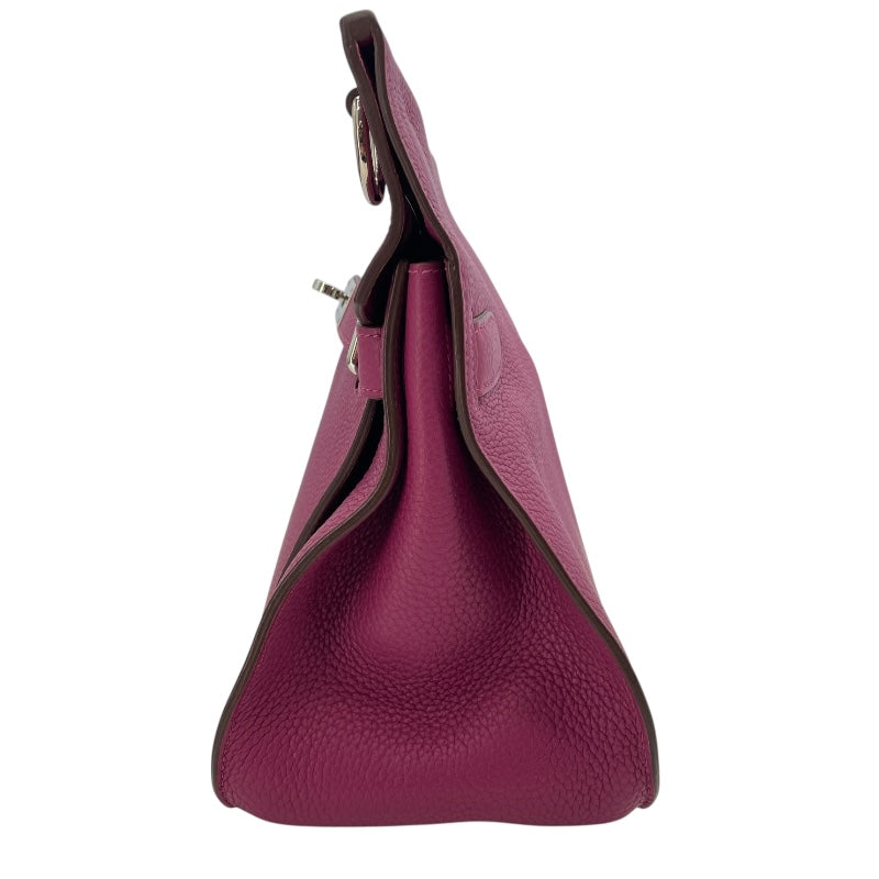 エルメス HERMES ジプシエール34 □C刻 トスカ　シルバー金具 トリヨン レディース ショルダーバッグ