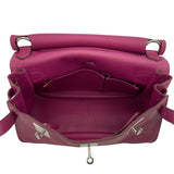 エルメス HERMES ジプシエール34 □C刻 トスカ　シルバー金具 トリヨン レディース ショルダーバッグ