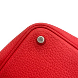 エルメス HERMES ピコタンロックPM A刻 ルージュトマト　シルバー金具 トリヨン レディース ハンドバッグ
