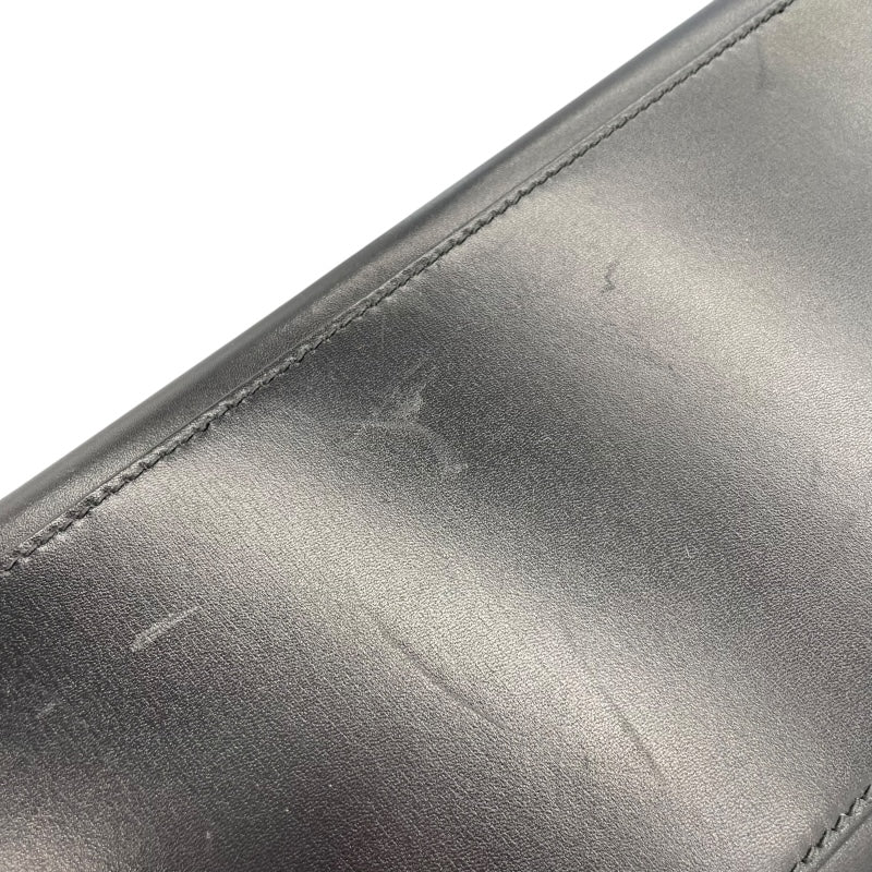 エルメス HERMES ケリー32　外縫い 〇X刻 ブラック　ゴールド金具 ボックスカーフ レディース ショルダーバッグ