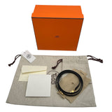 エルメス HERMES ミニケリー2タッチ外縫い W刻 ブラック　ゴールド金具 ヴォーマダム・リザード レディース ショルダーバッグ