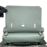 エルメス HERMES ジプシエール28 □P刻 ブルーラン　シルバー金具 トリヨン レディース ショルダーバッグ