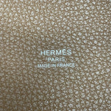 エルメス HERMES ピュールサングル U刻 チャイxカカオ　シルバー金具 トワル/トリヨン レディース トートバッグ