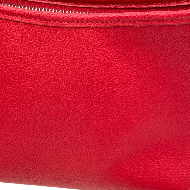 エルメス HERMES ベルランゴPM □G刻 ルージュヴィフ トゴ レディース ショルダーバッグ