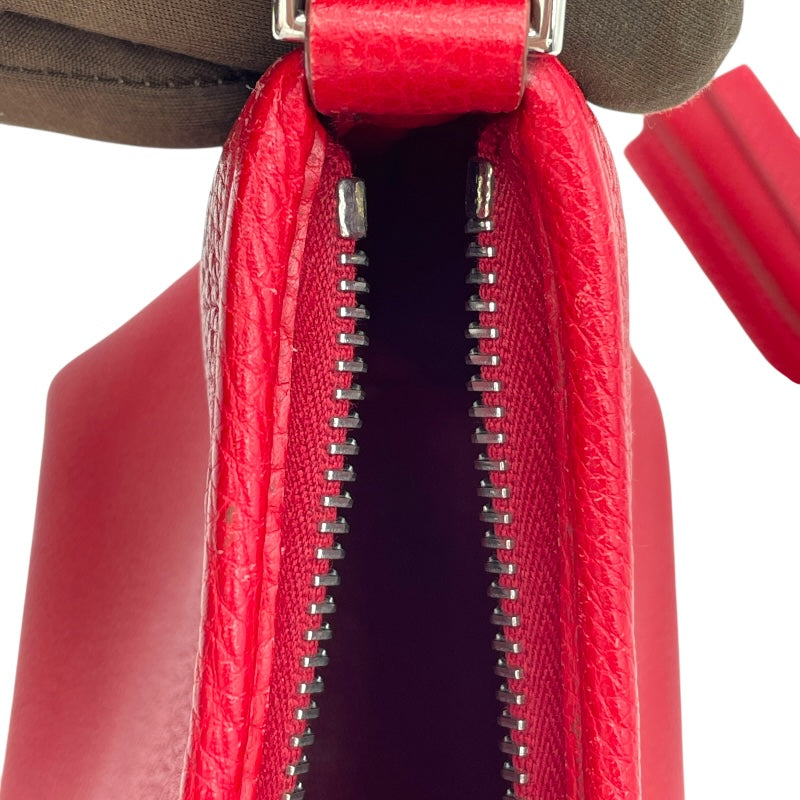 エルメス HERMES ベルランゴPM □G刻 ルージュヴィフ トゴ レディース ショルダーバッグ