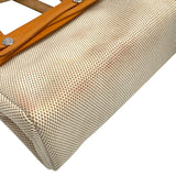 エルメス HERMES エールバッグカバスPM □G刻 アイボリー/ブラック シルバー金具 レザー レディース トートバッグ