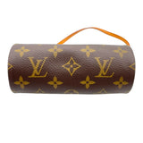 ルイ・ヴィトン LOUIS VUITTON パピヨンポーチ ブラウン モノグラムキャンバス レディース ポーチ