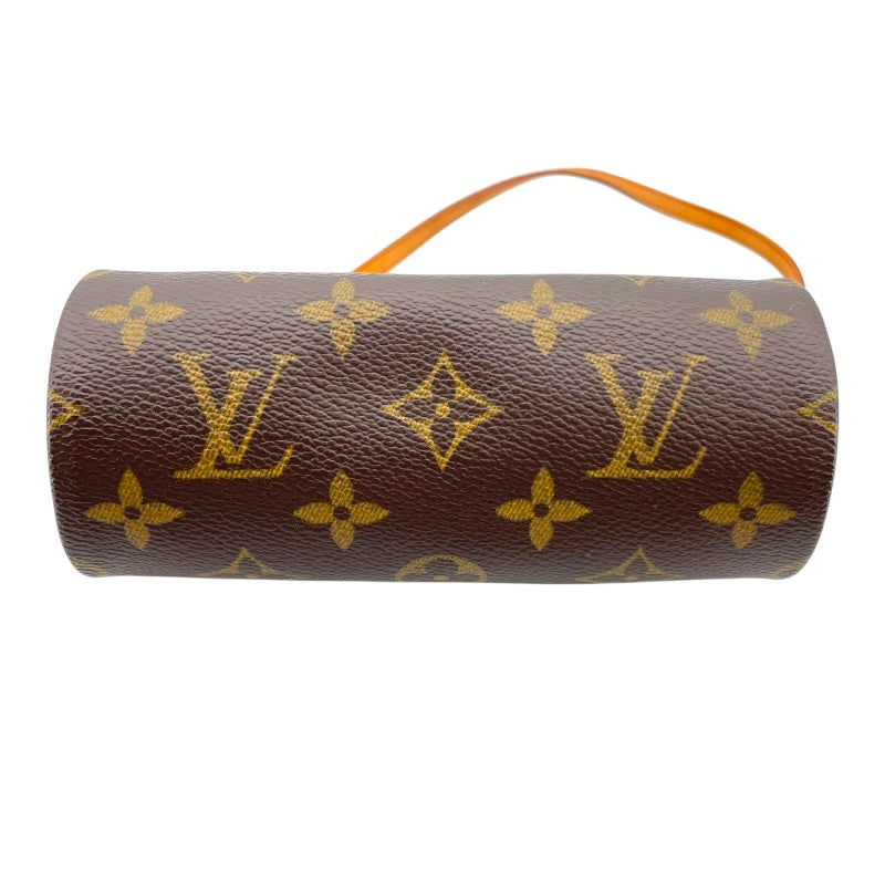 ルイ・ヴィトン LOUIS VUITTON パピヨンポーチ ブラウン モノグラムキャンバス レディース ポーチ