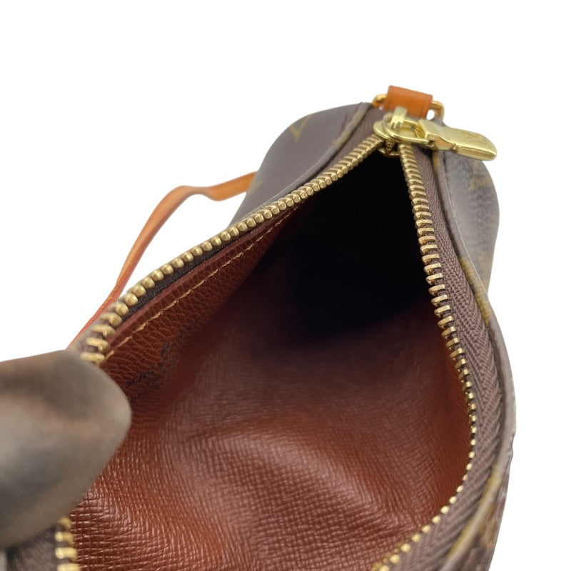 ルイ・ヴィトン LOUIS VUITTON パピヨンポーチ ブラウン モノグラムキャンバス レディース ポーチ