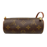 ルイ・ヴィトン LOUIS VUITTON パピヨンポーチ ブラウン モノグラムキャンバス レディース ポーチ
