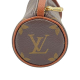 ルイ・ヴィトン LOUIS VUITTON パピヨンポーチ ブラウン モノグラムキャンバス レディース ポーチ
