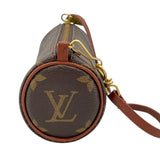 ルイ・ヴィトン LOUIS VUITTON パピヨンポーチ ブラウン モノグラムキャンバス レディース ポーチ