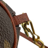 ルイ・ヴィトン LOUIS VUITTON パピヨンポーチ ブラウン モノグラムキャンバス レディース ポーチ