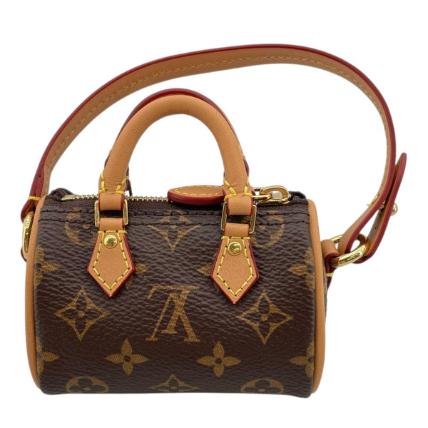 ルイ・ヴィトン LOUIS VUITTON マイクロスピーディ M00544 ブラウン モノグラムキャンバス レディース キーホルダー