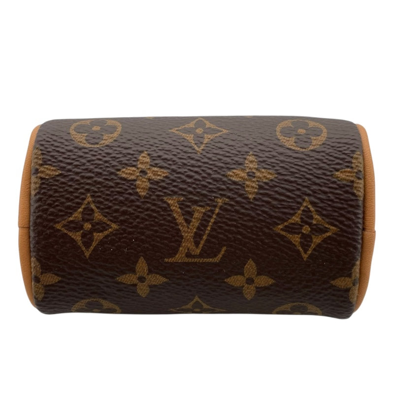 ルイ・ヴィトン LOUIS VUITTON マイクロスピーディ M00544 ブラウン モノグラムキャンバス レディース キーホルダー