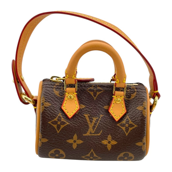 ルイ・ヴィトン LOUIS VUITTON マイクロスピーディ M00544 ブラウン モノグラムキャンバス レディース キーホルダー