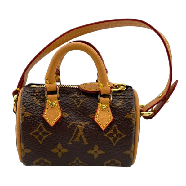 ルイ・ヴィトン LOUIS VUITTON マイクロスピーディ M00544 ブラウン モノグラムキャンバス レディース キーホルダー