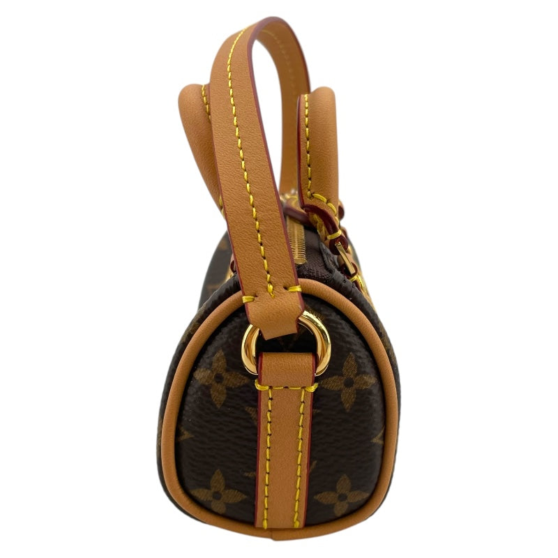ルイ・ヴィトン LOUIS VUITTON マイクロスピーディ M00544 ブラウン モノグラムキャンバス レディース キーホルダー