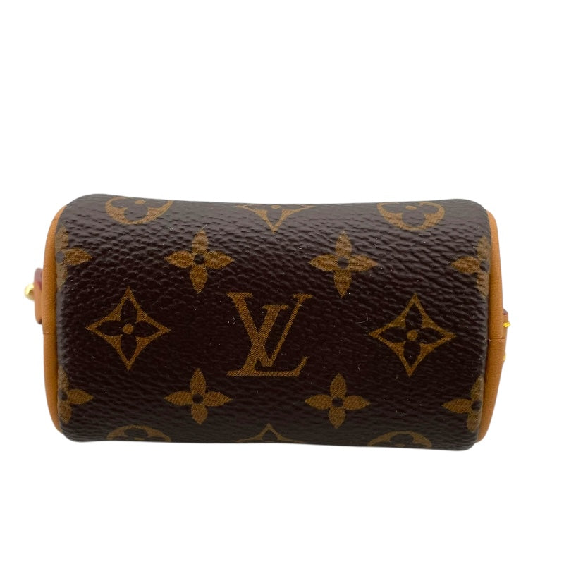 ルイ・ヴィトン LOUIS VUITTON マイクロスピーディ M00544 ブラウン モノグラムキャンバス レディース キーホルダー