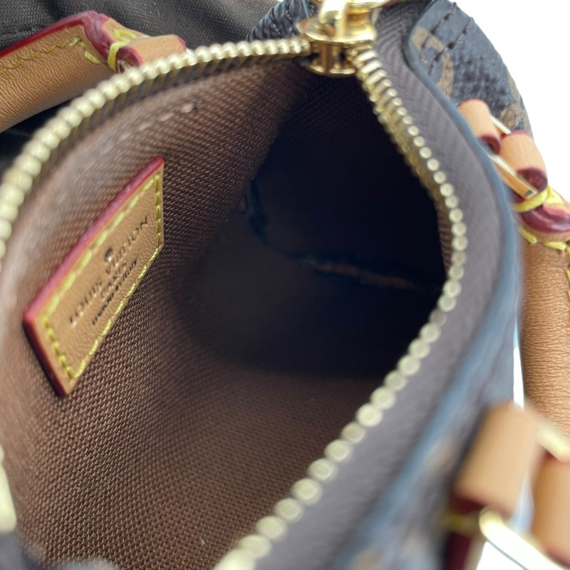 ルイ・ヴィトン LOUIS VUITTON マイクロスピーディ M00544 ブラウン モノグラムキャンバス レディース キーホルダー