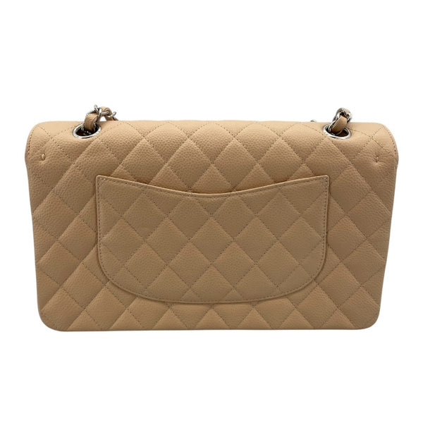 シャネル CHANEL マトラッセ25 A01112 13番台 ベージュ SV金具 キャビアスキン レディース ショルダーバッグ