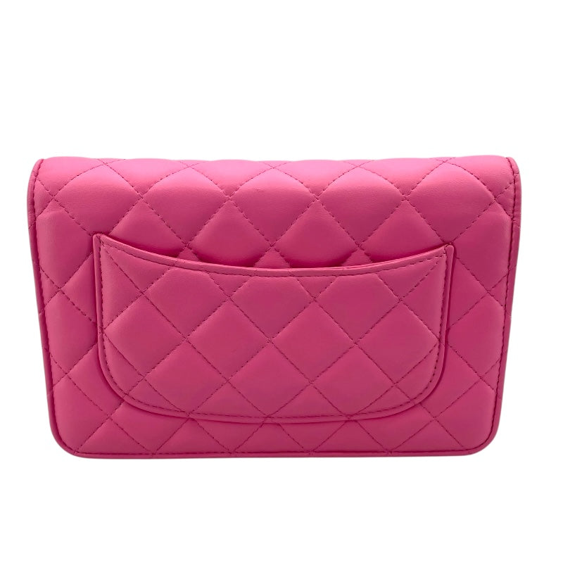 ◆CHANEL◆チェーンウォレット トップハンドル ピンク シャネル / CHANEL マトラッセ トップハンドル チェーン