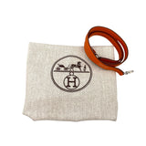 エルメス HERMES タイニーバーキン □O刻印 オレンジ シルバー金具 エヴァ―カラー レディース ショルダーバッグ