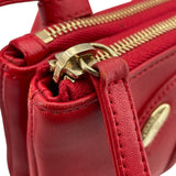 シャネル CHANEL ボディバッグ 27番台 レッド GD金具 レザー レディース ボディバッグ
