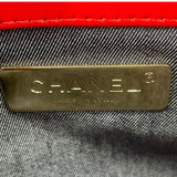 シャネル CHANEL ボディバッグ 27番台 レッド GD金具 レザー レディース ボディバッグ