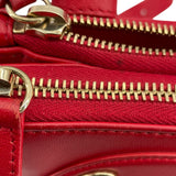 シャネル CHANEL ボディバッグ 27番台 レッド GD金具 レザー レディース ボディバッグ