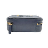 シャネル CHANEL CCフィグリー ショルダー A84452 25番台 ネイビー ゴールド金具 キャビア レディース ショルダーバッグ