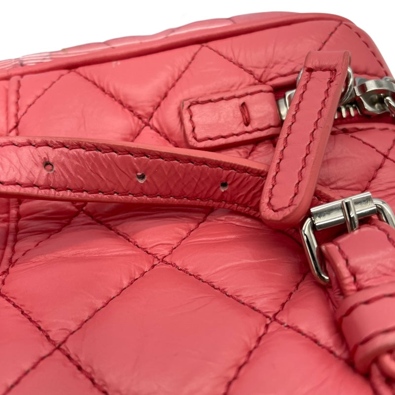 シャネル CHANEL バックパック A57826 25番台 ピンク SV金具 カーフ レディース リュック・デイパック
