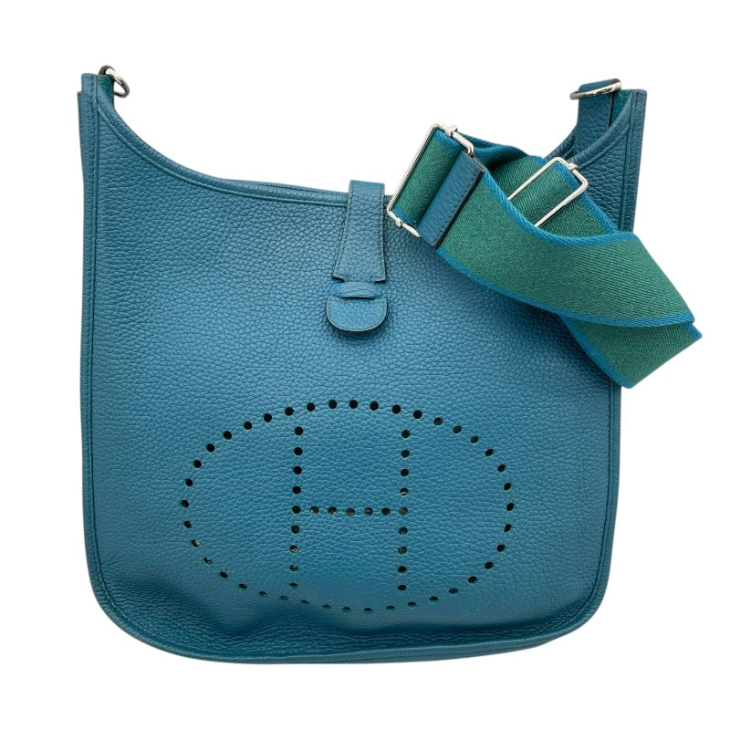 エルメス HERMES エヴリン3GM コバルト SV金具 トリヨン レディース ショルダーバッグ
