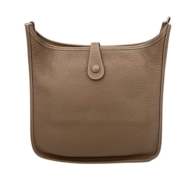 エルメス HERMES エヴリン1 PM □I刻印 エトゥープ SV金具 トリヨン レディース ショルダーバッグ