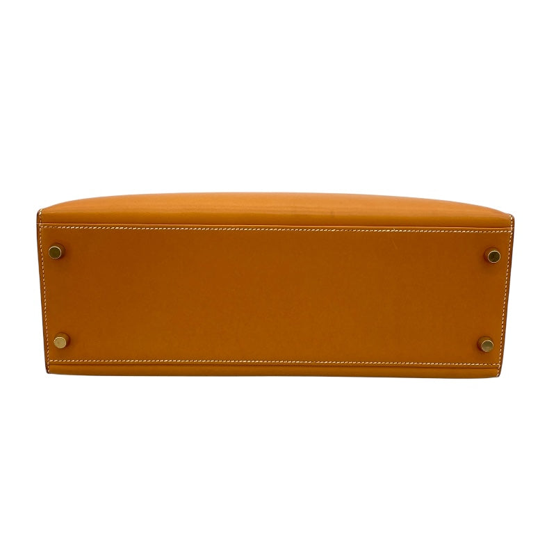 エルメス HERMES ケリー32 □B刻印 ナチュラルサブレ ゴールド金具 シャモニー レディース ハンドバッグ