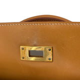 エルメス HERMES ケリー32 □B刻印 ナチュラルサブレ ゴールド金具 シャモニー レディース ハンドバッグ