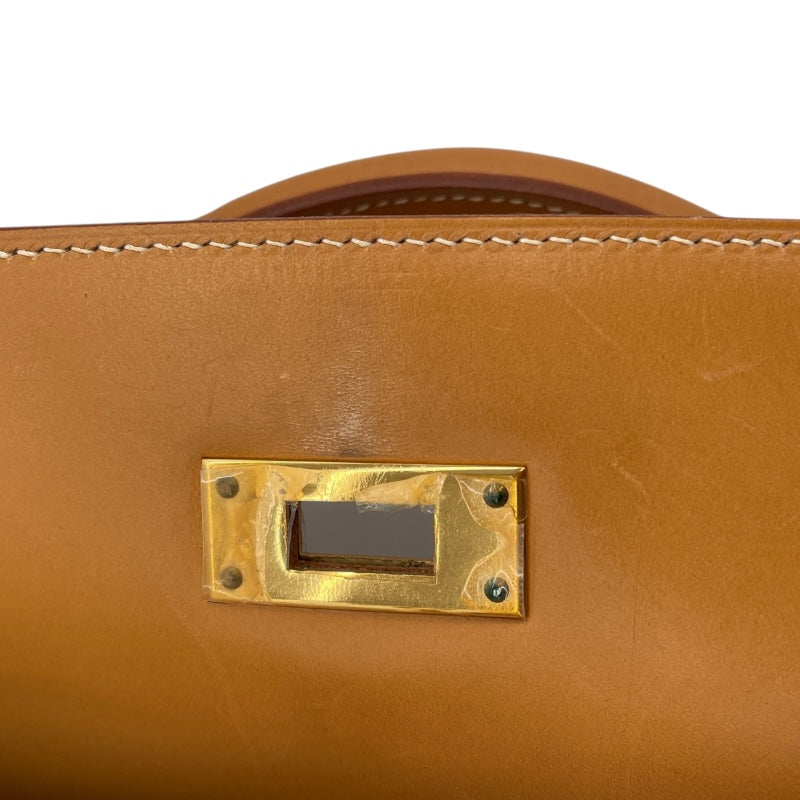 エルメス HERMES ケリー32 □B刻印 ナチュラルサブレ ゴールド金具 シャモニー レディース ハンドバッグ