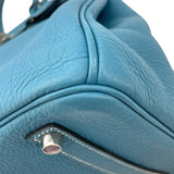 エルメス HERMES バーキン35 □N刻印　(2010年製) ブルージーン　シルバー金具 トゴ レディース ハンドバッグ