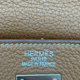 エルメス HERMES バーキン35 内縫い □K刻 ゴールド　シルバー金具 トゴ レディース ハンドバッグ