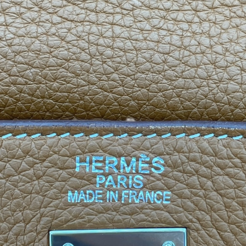 エルメス HERMES バーキン35 内縫い □K刻 ゴールド　シルバー金具 トゴ レディース ハンドバッグ