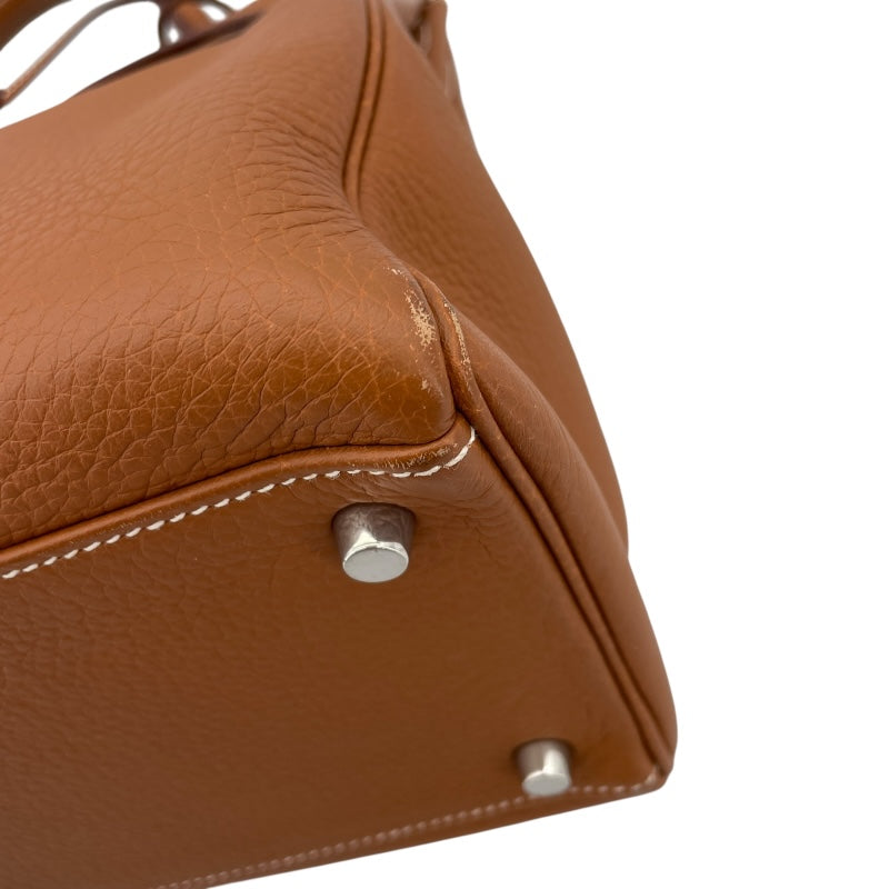 エルメス HERMES バーキン35 内縫い □K刻 ゴールド　シルバー金具 トゴ レディース ハンドバッグ