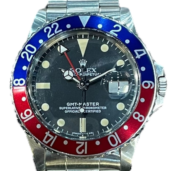 ロレックス ROLEX GMTマスター 1675 ステンレススチール 自動巻き メンズ 腕時計