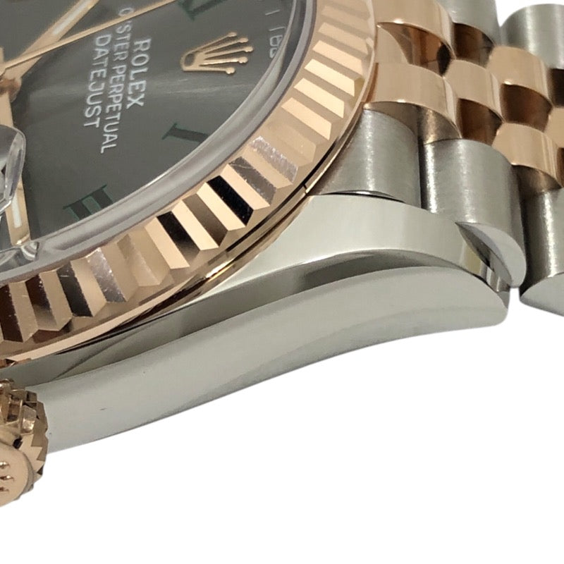 ロレックス ROLEX デイトジャスト36 ランダムシリアル 126231 スレート ジュビリーブレス SS/K18PG メンズ 腕時計