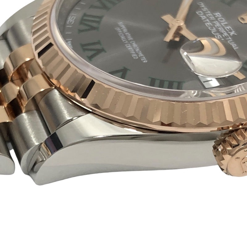 ロレックス ROLEX デイトジャスト36 ランダムシリアル 126231 スレート ジュビリーブレス SS/K18PG メンズ 腕時計