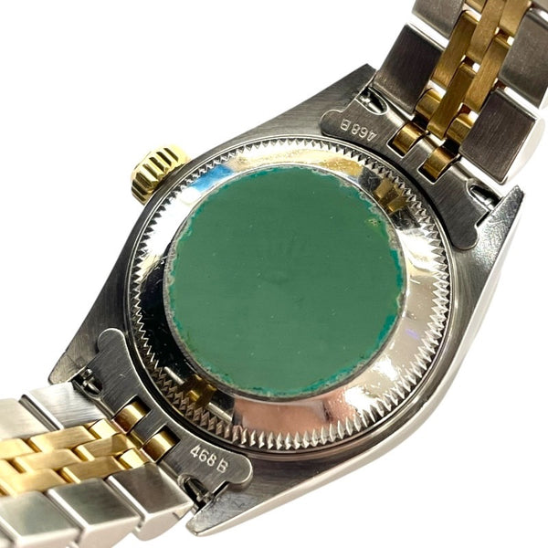 ロレックス ROLEX デイトジャストグラデーション 69173G ブルー K18/ステンレススチール 自動巻き レディース 腕時計