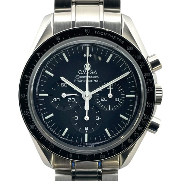 オメガ OMEGA スピードマスター プロフェッショナル ムーンウォッチ 357050 ブラック SS 手巻き メンズ 腕時計