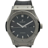 ウブロ HUBLOT クラシックフュージョン チタニウム レーシンググレー 542.NX.7071.LR グレー チタン 自動巻き メンズ 腕時計