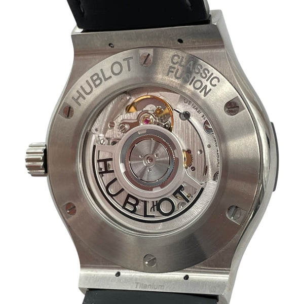 ウブロ HUBLOT クラシックフュージョン チタニウム レーシンググレー 542.NX.7071.LR グレー チタン 自動巻き メンズ 腕時計