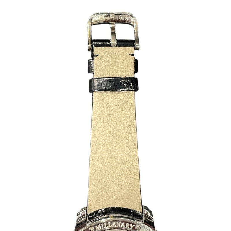 オーデマ・ピゲ AUDEMARS PIGUET ミリネリー ホワイトシェル 77247BC.ZZ.A813CR.01 ホワイトシェル K18WG 手巻き レディース 腕時計